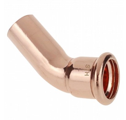 Pressfit 45 Degree Street Bend
